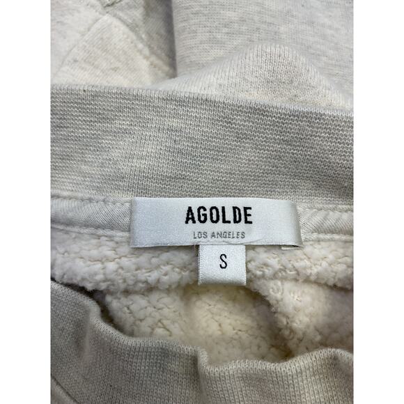 Agolde 'Simone' White Cotton Sweatshirt Size S - Picture 4 of 5